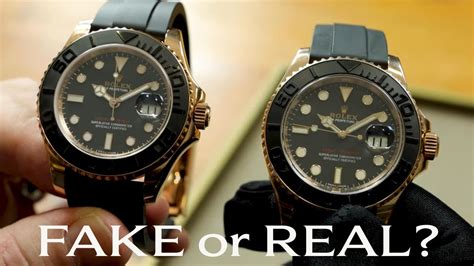 real gold rolex yachtmaster 2 vs fake|rolex yacht master real.